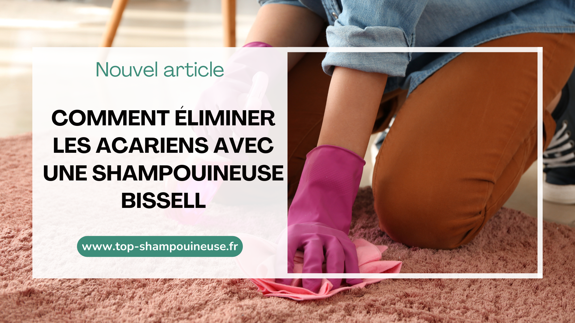 Comment éliminer les acariens avec une shampouineuse Bissell