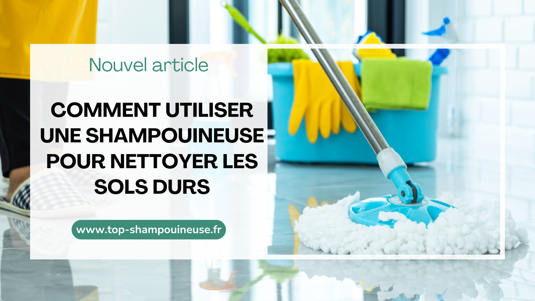 Comment utiliser une shampouineuse pour nettoyer les sols durs
