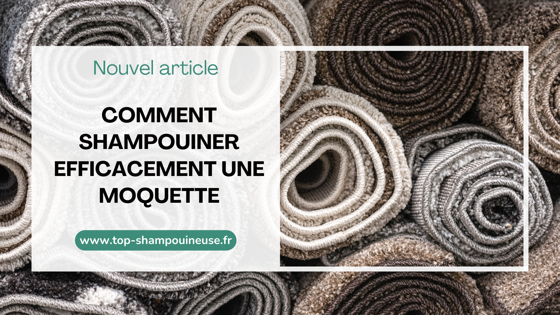 Comment shampouiner efficacement une moquette