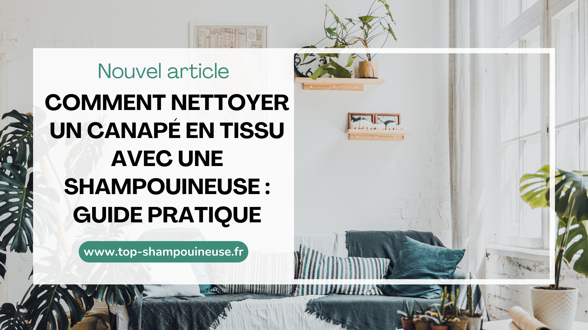 Comment nettoyer un canapé en tissu avec une shampouineuse : Guide pratique